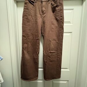 Women's Brown Flare Jeans